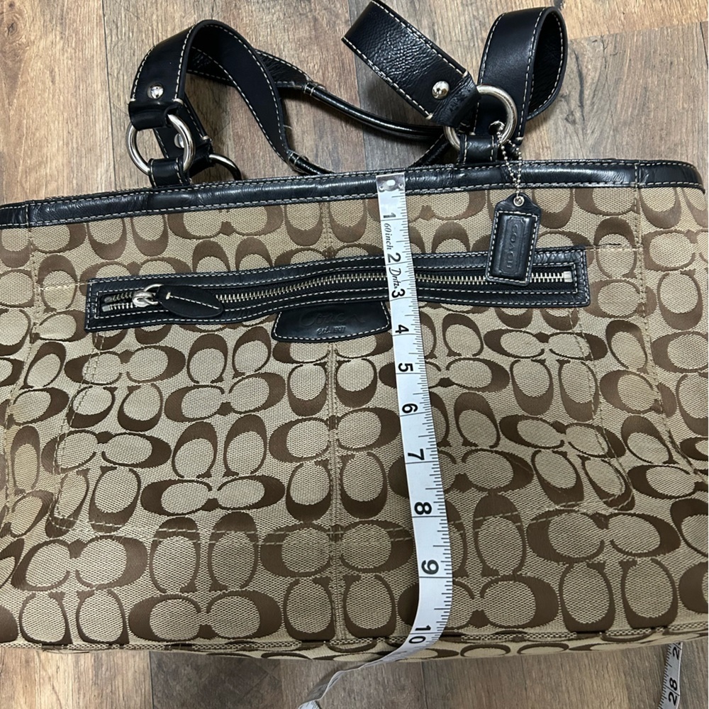 Coach Y2K  Brown and Black Signature Tote - Picture 12 of 13